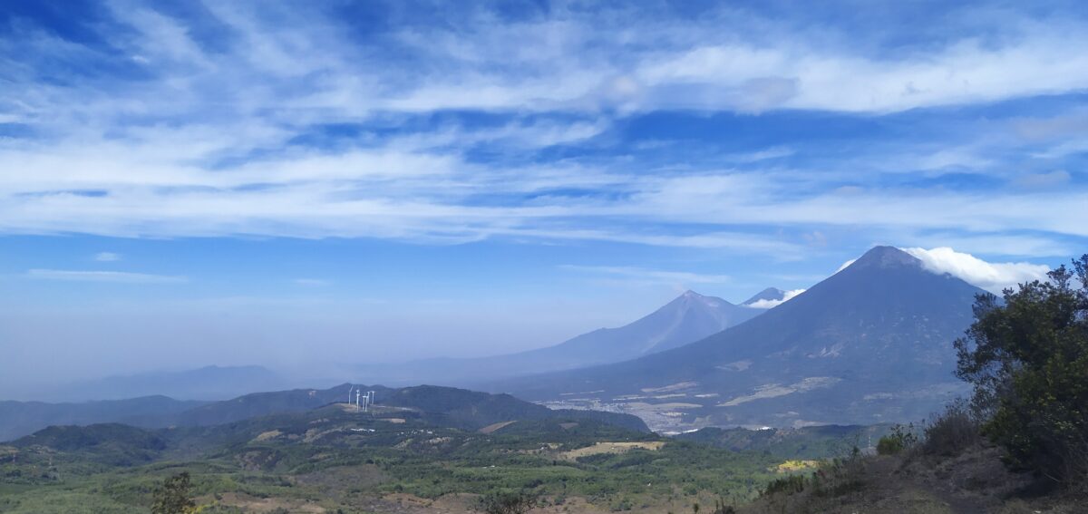 Blick auf Vulkan Pacaya